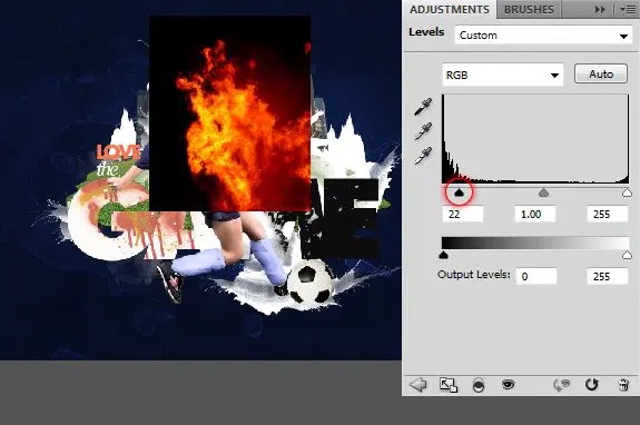 آموزش طراحی پس زمینه ورزشی در فتوشاپ